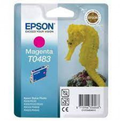 Epson T0483 Magenta Ink Cartridge (13 Ml) - Original Epson pack (C13T04834010)